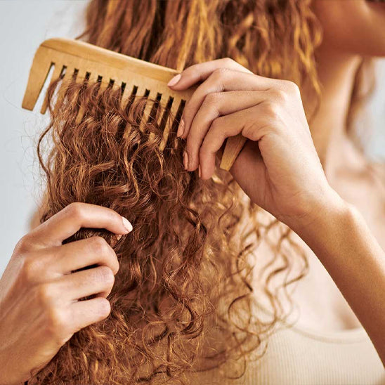 Peigne afro en bambou | Naturel démêlant
