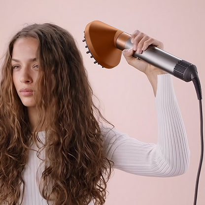 cheveux ondules diffuseur cheveux orange