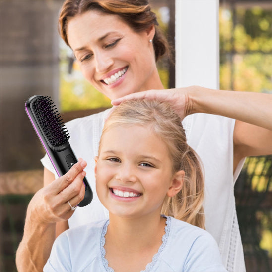 Brosse chauffante 2-en-1 | GlamStyle