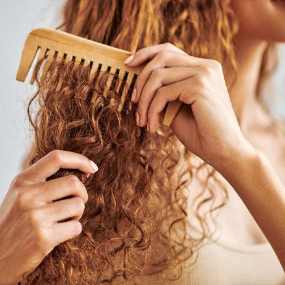 Peigne afro en bambou | Naturel démêlant